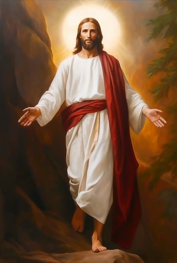 Diamantbroderi Jesus Frelseren 45x65 cm
