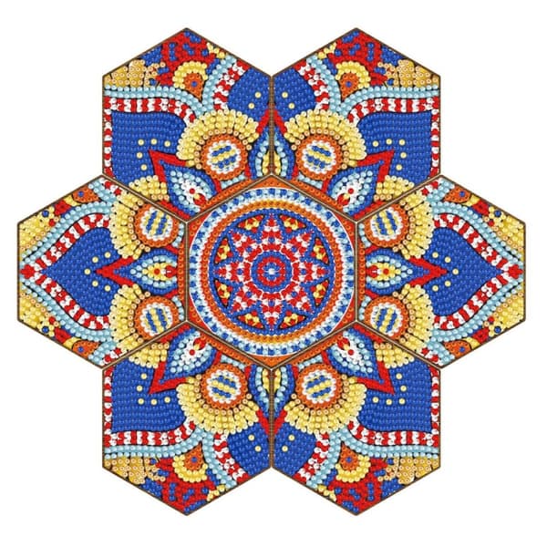 Diamantbroderi - Bordskåner - Honeycomb - Mandala