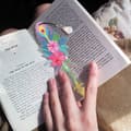 Miniatyrbillede 5 af 6: Diamantbroderi bogmærke bogmærker sæt med 6 - Blomsterfjer