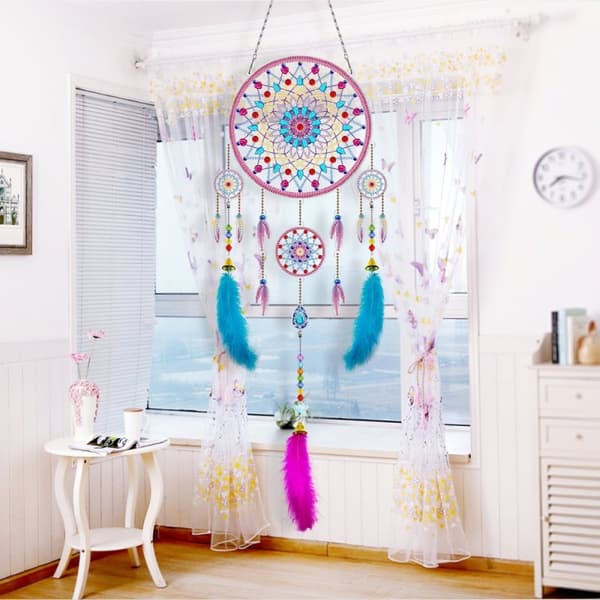 Diamant Drømmefanger Broderi - Stjerne Mandala