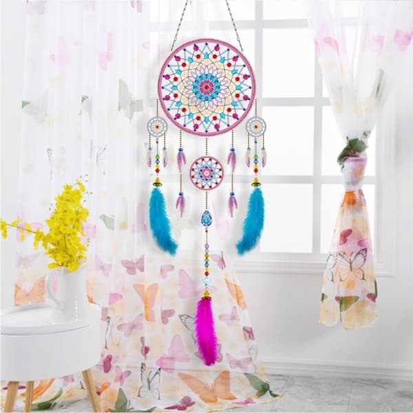 Diamant Drømmefanger Broderi - Stjerne Mandala