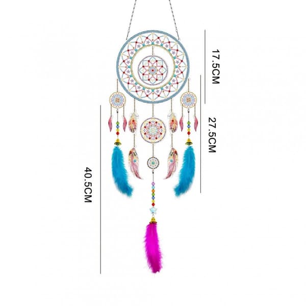 Diamant Drømmefanger Broderi - Harmoni Mandala