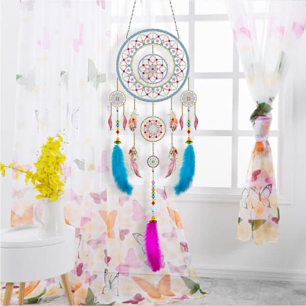 Diamant Drømmefanger Broderi - Harmoni Mandala
