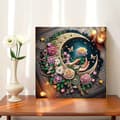 Miniatyrbild 1 av 3: Diamantbroderi Förtrollad Bok 30x30 cm