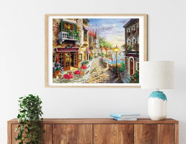 Diamantbroderi Strandgade 55x75 cm