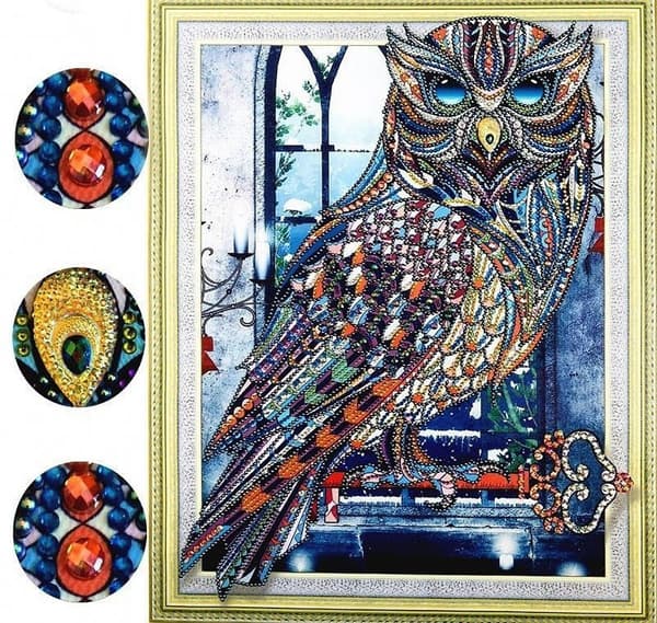 Diamantbroderi Uggla Keymaster 47x57 cm