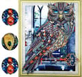 Miniatyrbild 2 av 6: Diamantbroderi Uggla Keymaster 47x57 cm