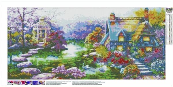 Diamantbroderi Fehave 58x115 cm