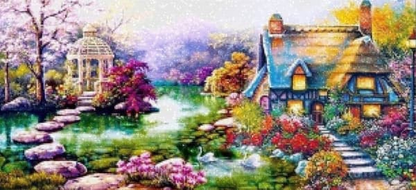Diamantbroderi Fehave 58x115 cm