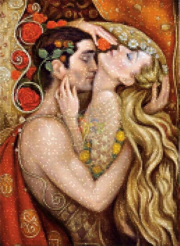 Diamantbroderi Par Passion 45x60 cm