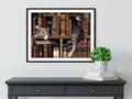 Miniatyrbild 6 av 6: Diamantbroderi Katt Bibliotekarie 45x58 cm K
