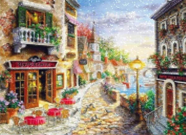 Diamantbroderi Strandgade 45x60 cm