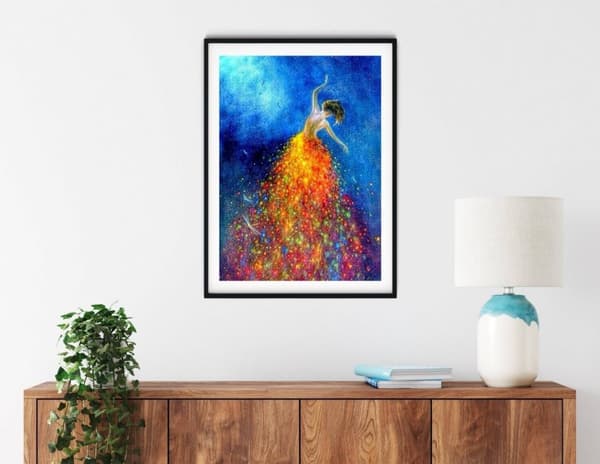 Diamantbroderi Magisk dans 40x50