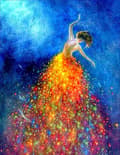 Miniatyrbild 1 av 6: Diamantbroderi Magisk dans 40x50