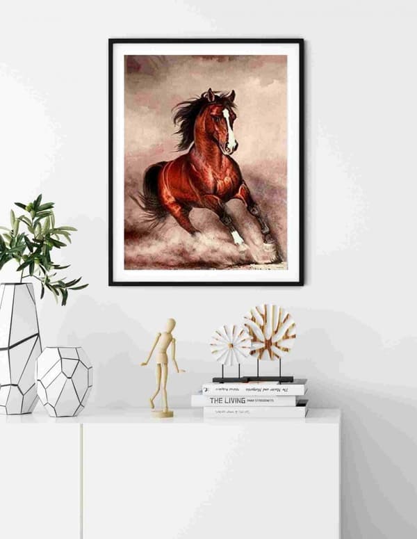 Diamantbroderi Hästgalopp 45x55