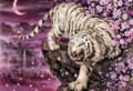 Miniatyrbild 2 av 6: Diamantbroderi Tiger på klippa 55x75 cm