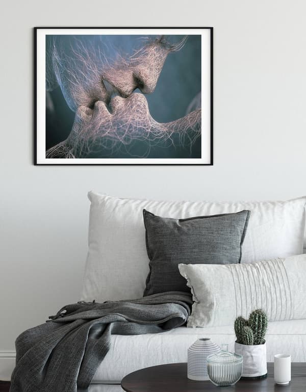 Diamantkyssbroderi 45x55 cm