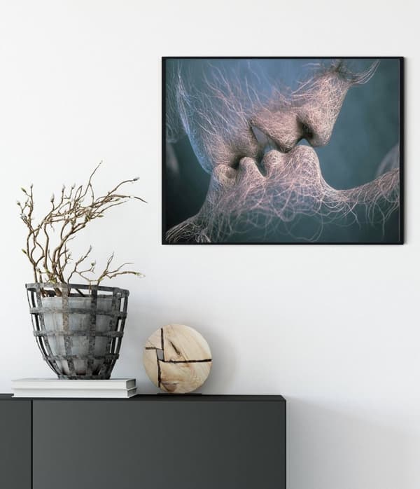 Diamantkyssbroderi 45x55 cm