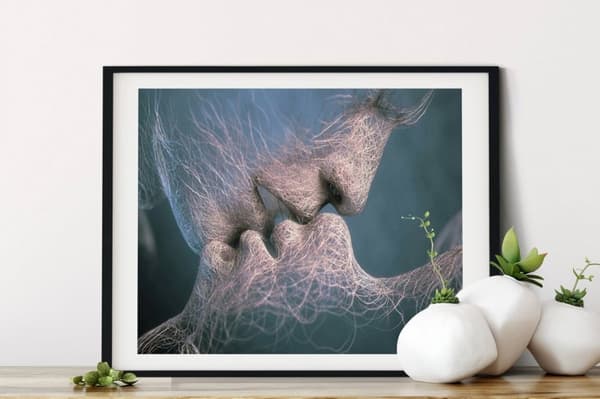 Diamantkyssbroderi 45x55 cm