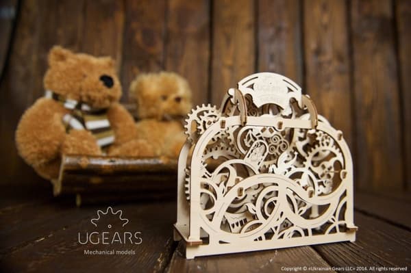 3D Træpuslespil Bevægeligt Teater uGEARS