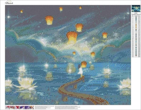 Timanttikirjonta Magic Night 2 45x55