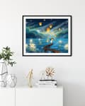 Pikkukuva 5 / 6: Timanttikirjonta Magic Night 2 45x55