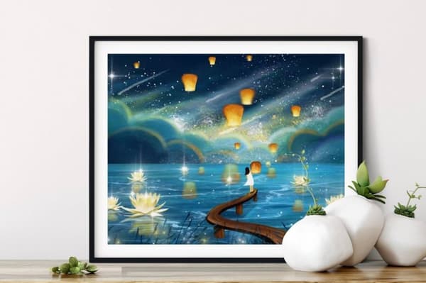 Timanttikirjonta Magic Night 2 45x55