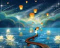 Pikkukuva 1 / 6: Timanttikirjonta Magic Night 2 45x55