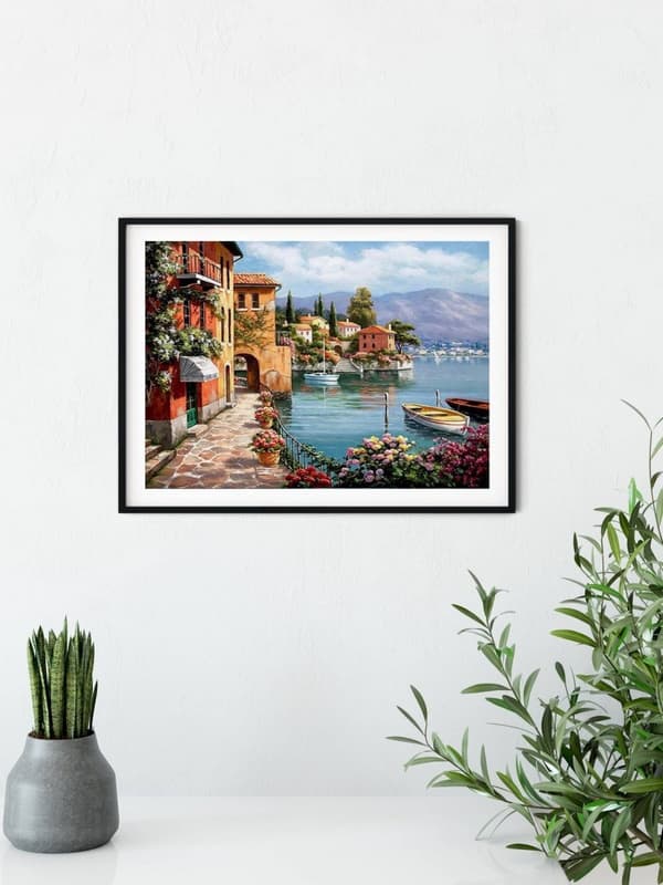 Diamantbroderi Strandgyde 45x55