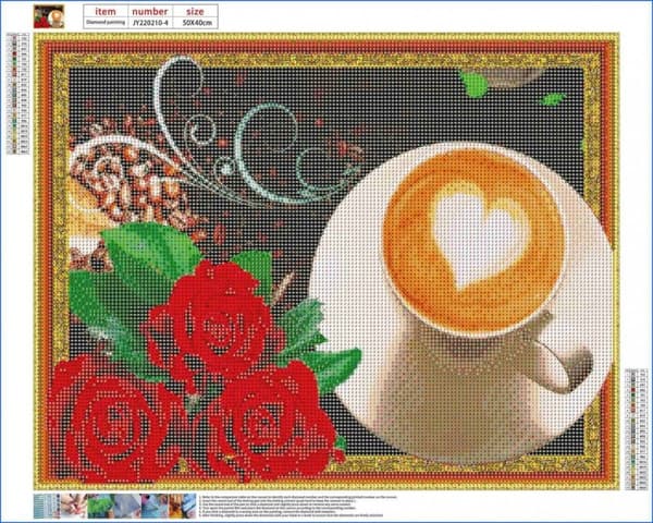 Diamantbroderi För En Bra Dag 40x50