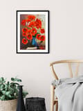Miniatyrbild 5 av 6: Diamantbroderi Fridfulla Vallmo 40x50