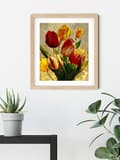 Miniatyrbild 4 av 6: Diamantbroderi Soliga tulpaner 40x50