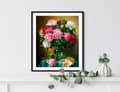 Miniatyrbild 6 av 6: Diamantbroderi Härliga Pioner 40x50