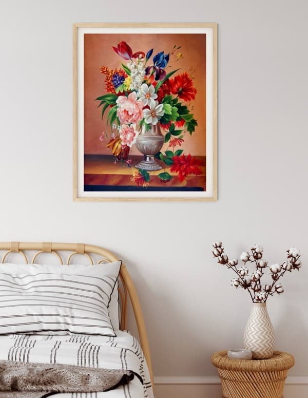 Diamantbroderi Blomsterenergi 40x50