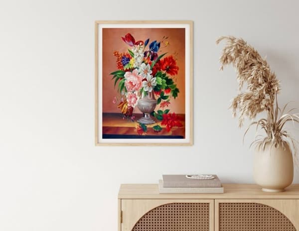 Diamantbroderi Blomsterenergi 40x50