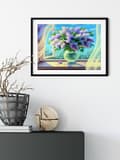Miniatyrbillede 4 af 6: Diamantbroderi Romantisk Lilla 40x50