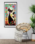 Miniatyrbild 4 av 6: Diamantbroderi Förtrollad Katt 50x110 cm
