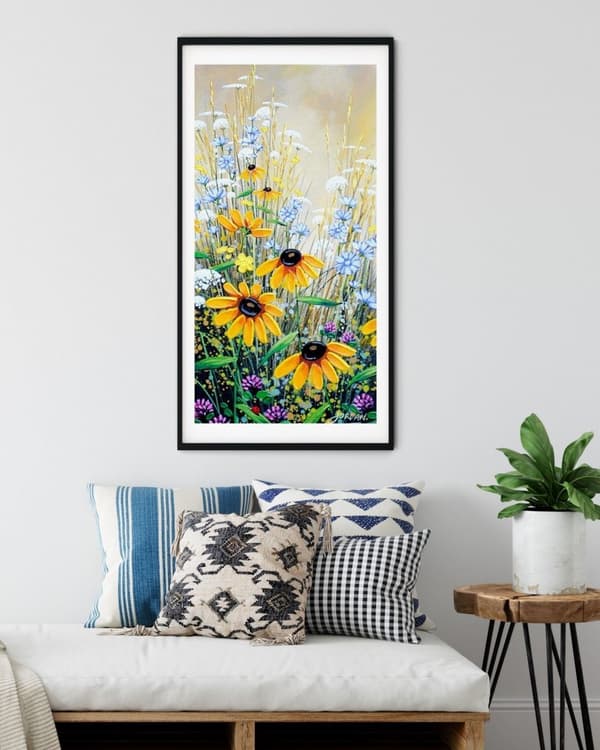 Diamantbroderi Sommaräng 50x110 cm