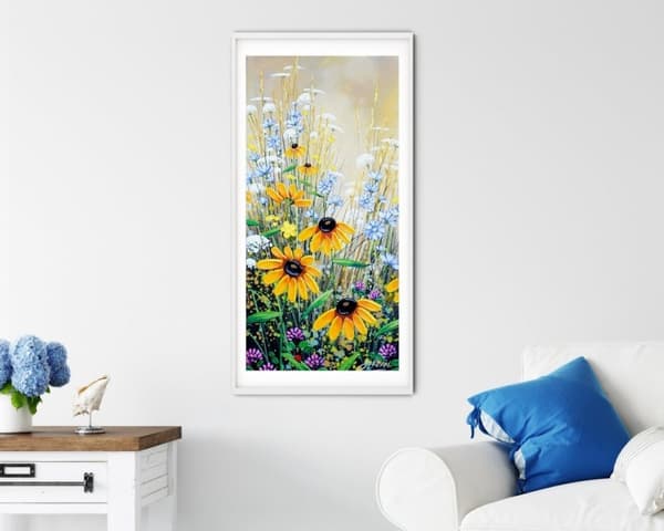 Diamantbroderi Sommaräng 50x110 cm