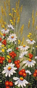 Miniatyrbild 2 av 6: Diamantbroderi Fridfullt fält Äng 50x110 cm