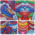 Miniatyrbild 4 av 6: Diamantbroderi med mustaschkatt 47x57 cm