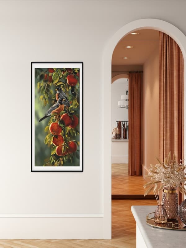 Diamantbroderi Frugtmejse 50x110 cm