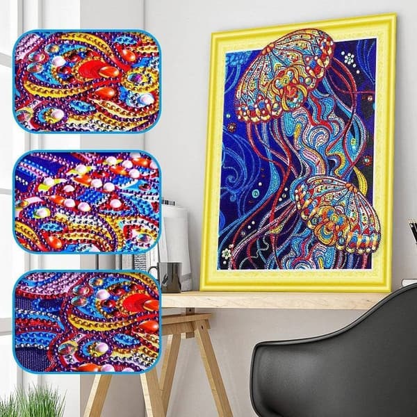 Medusa-timanttikirjonta 47x57 cm