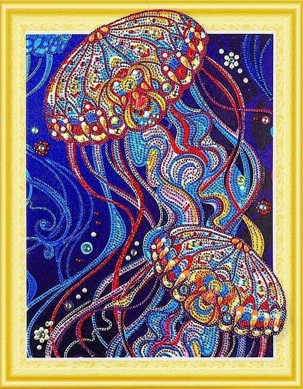 Medusa-timanttikirjonta 47x57 cm
