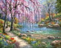 Miniatyrbild 2 av 4: Diamantbroderi Sommaravslappning 40x50