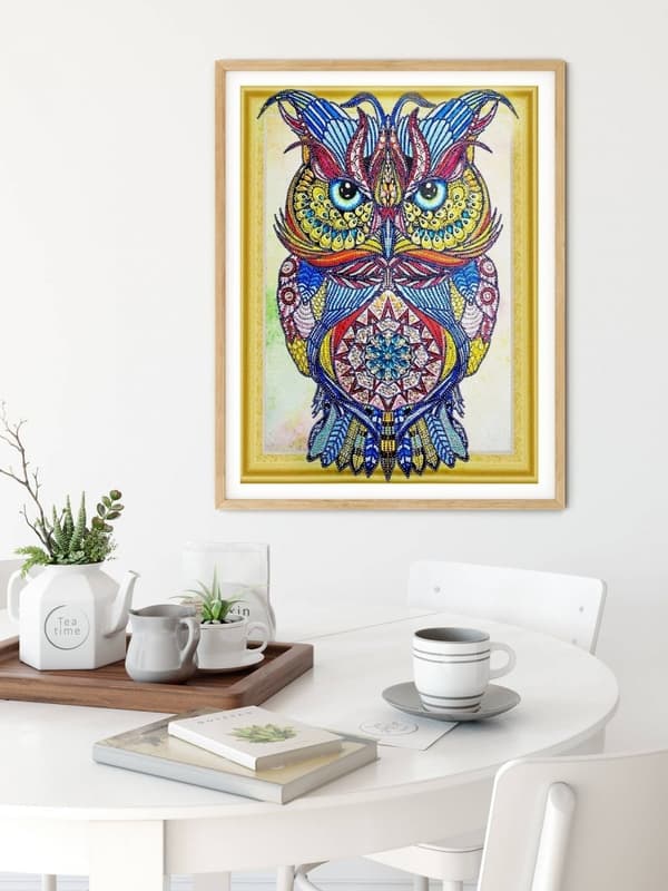 Uglehjerte Diamantbroderi 47x57 cm