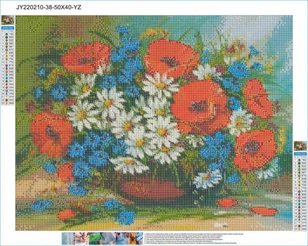 Diamantbroderi Fortryllet Have 40x50