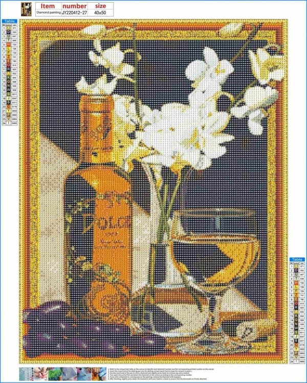 Diamantbroderi Dolce Vita 40x50