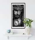 Miniatyrbild 3 av 4: Diamantbroderi Jesu korsväg 45x85 cm