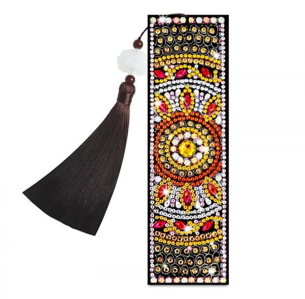 Diamantbroderibokmärke - Mandala